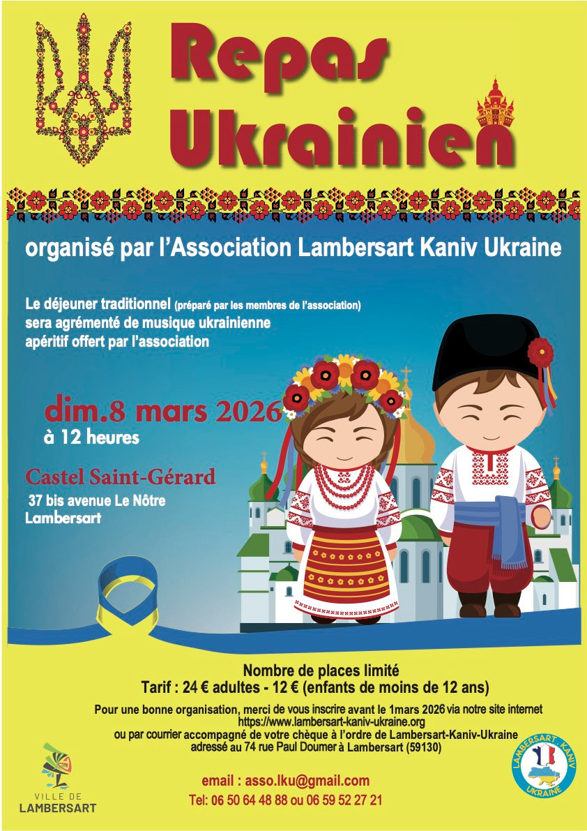 Affiche du repas ukrainien