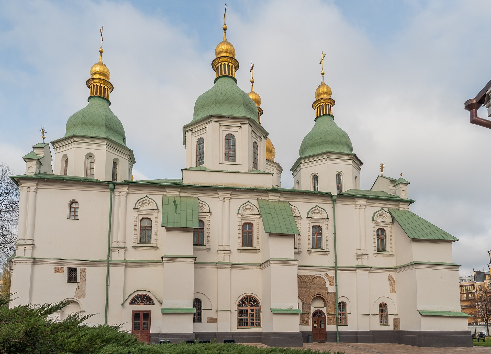 La cathédrale Sainte-Sophie de Kyiv et ses coupoles dorées